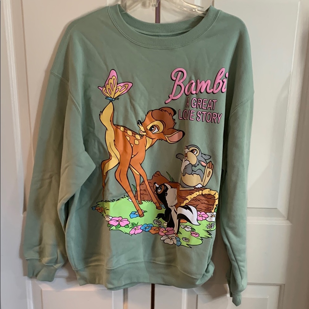 Disney Bambi Green Sweatshirt